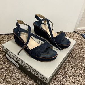 Klik Footwear || Denim Wedges